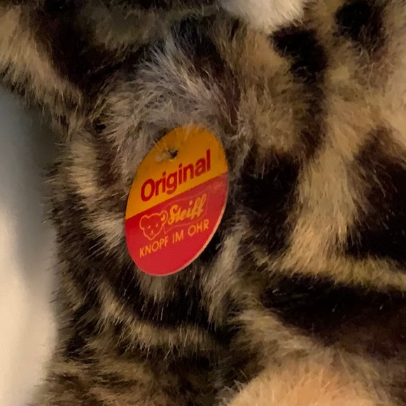Steiff- Vintage -Cat-Jungkatze 16- 074813- Button in Ear- Perfect Condition - Picture 6 of 11